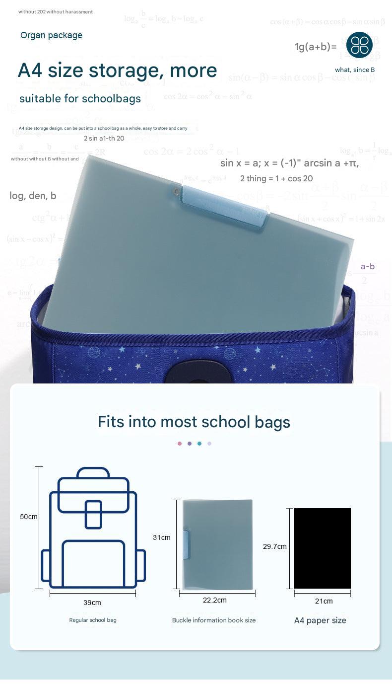 Transparent covers of assorted lever arch folders