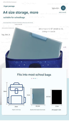 Transparent covers of assorted lever arch folders