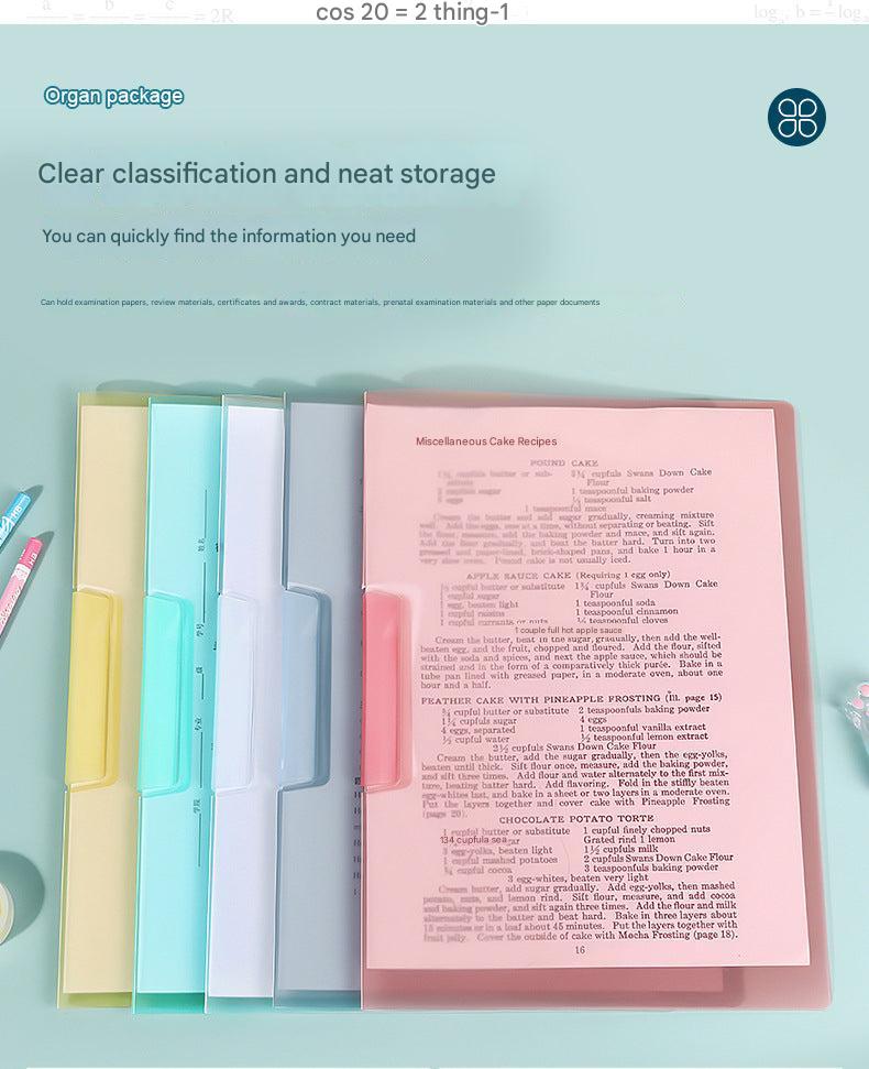 Bulk pack of colourful A4 folders