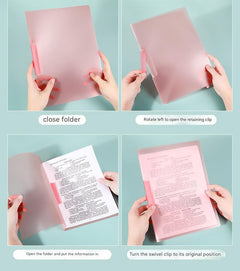 Showcasing a variety of lever arch file colours