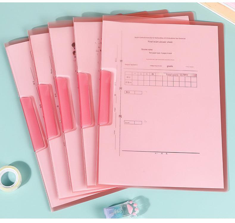 Showcasing a variety of lever arch file colours