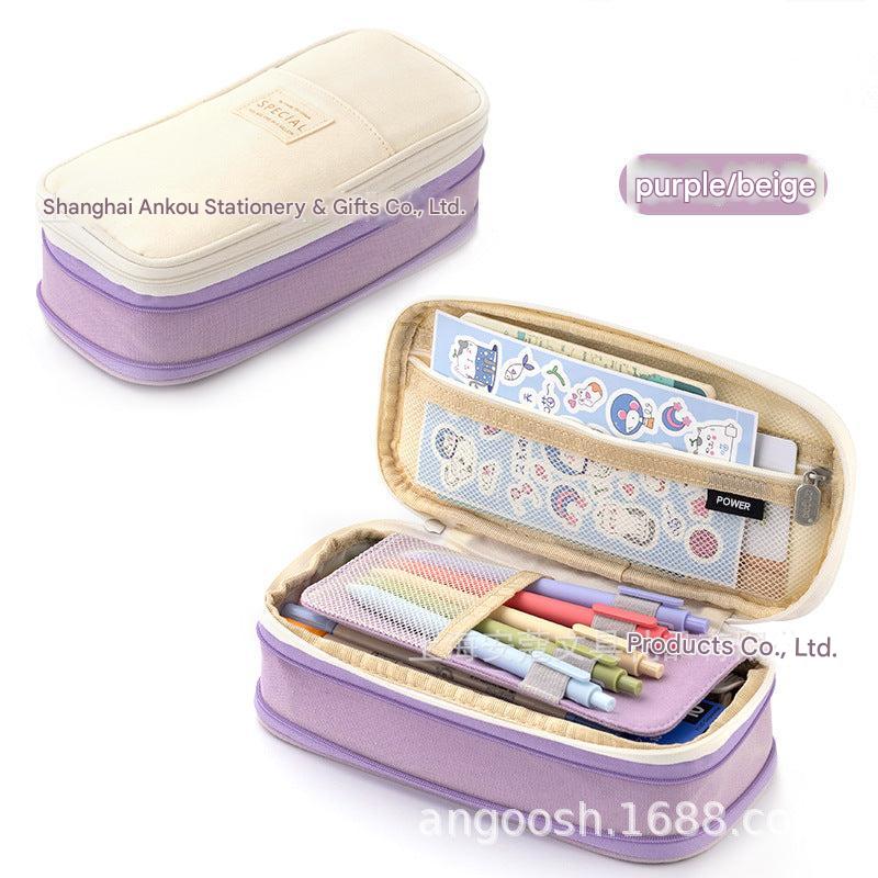 Angoo transforming pencil case in light green