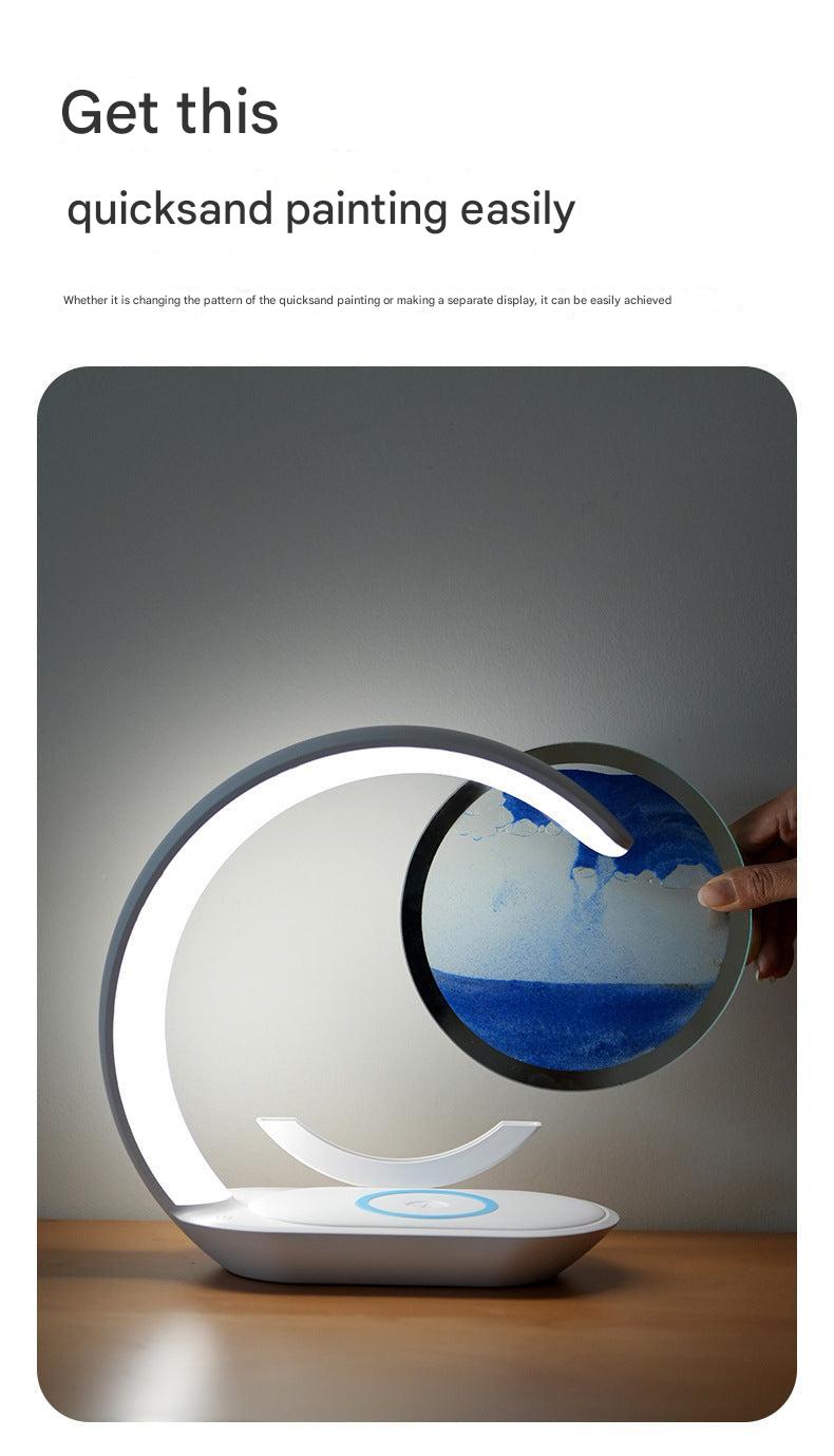 Ambiance lighting provided by decorative LED lamp