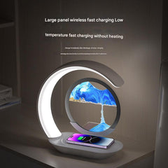 Multifunctional desk lamp with ambiance lighting