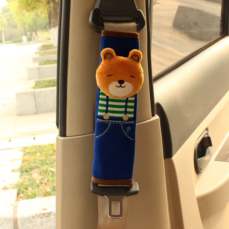 Cute Cartoon Car Safety Belt Shoulder Pad with dinosaur design