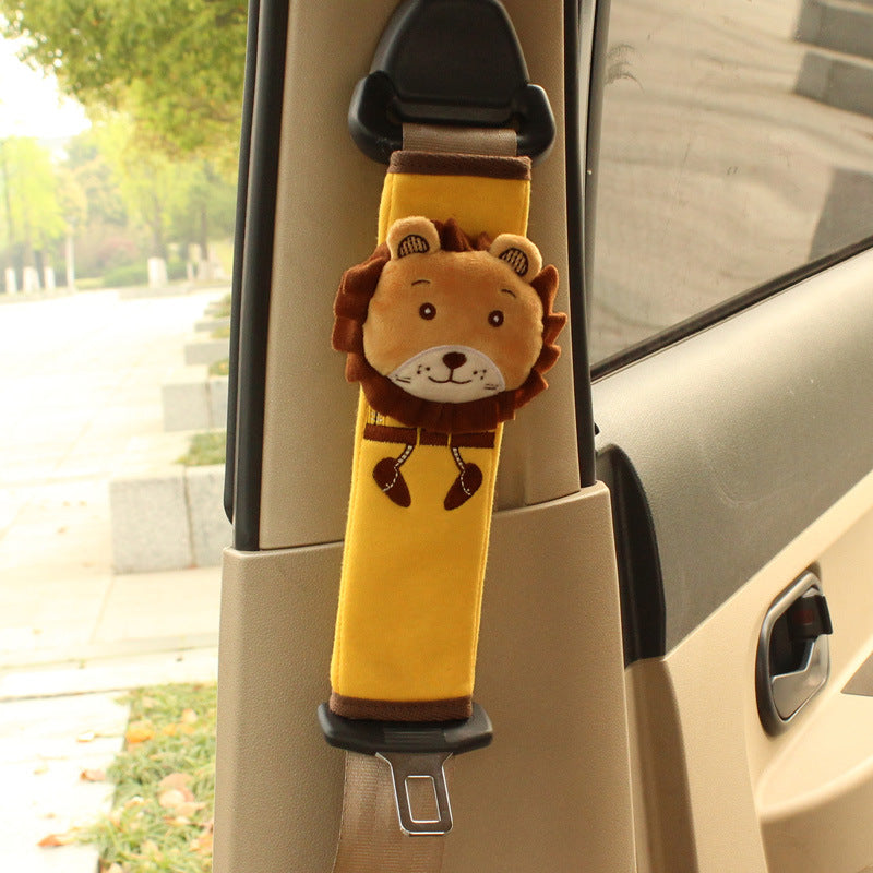 Cute Cartoon Car Safety Belt Shoulder Pad with panda design