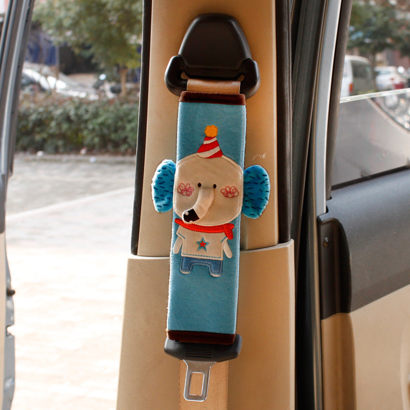 Cute Cartoon Car Safety Belt Shoulder Pad with bear character
