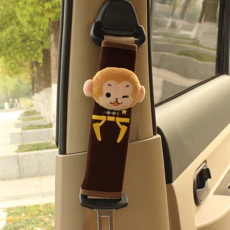 Cute Cartoon Car Safety Belt Shoulder Pad with bunny character