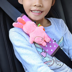 Cute Cartoon Car Safety Belt Shoulder Pad with elephant design