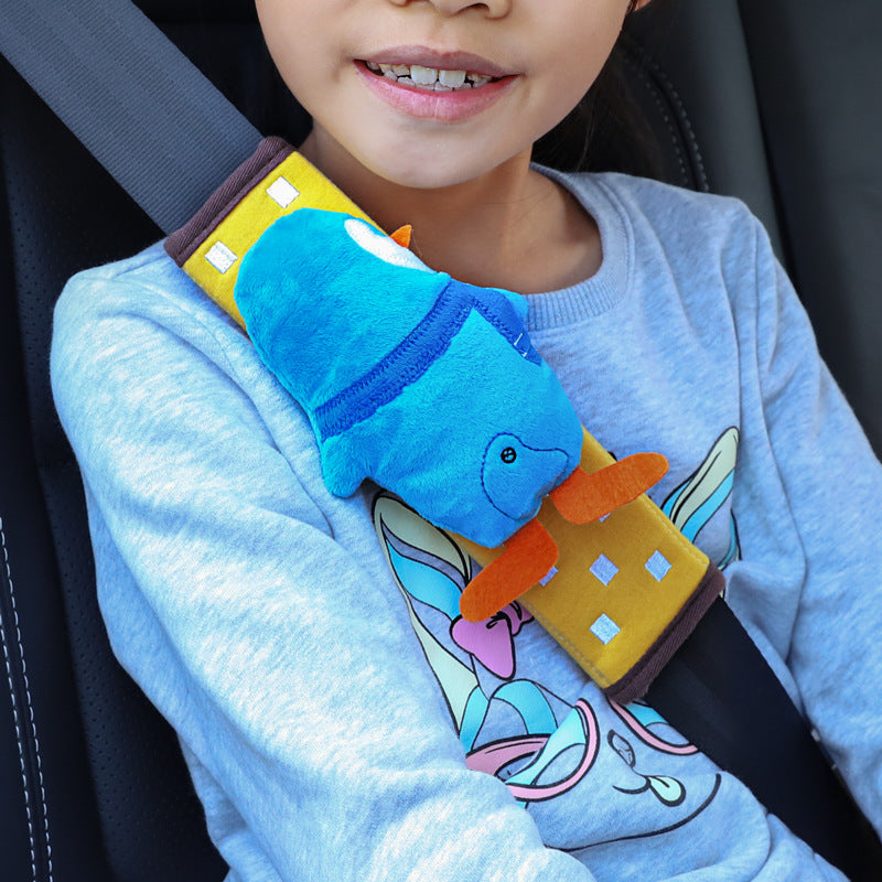 Cute Cartoon Car Safety Belt Shoulder Pad with fox design