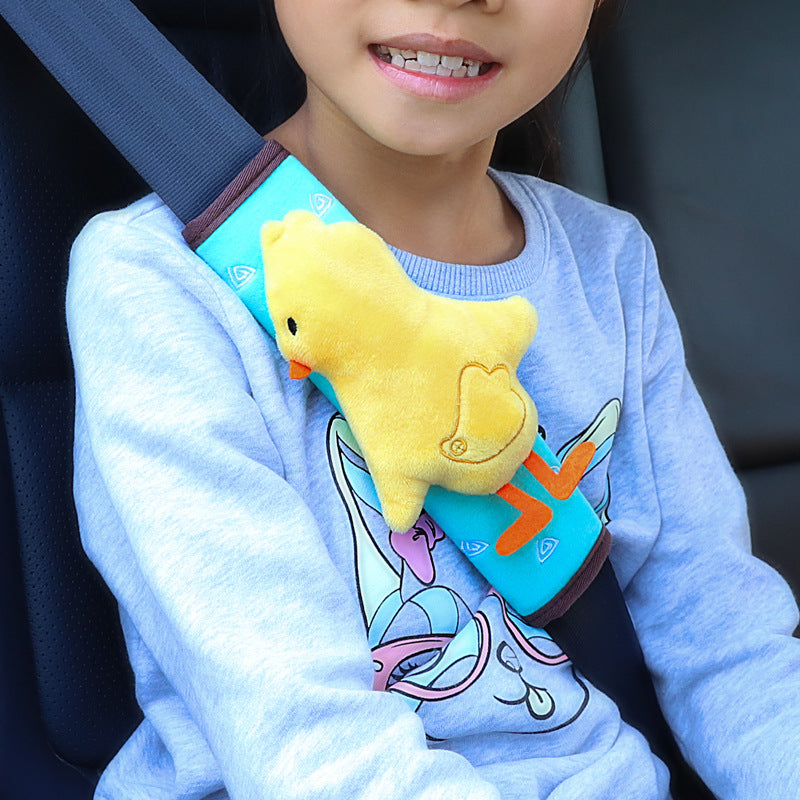Cute Cartoon Car Safety Belt Shoulder Pad with lion design