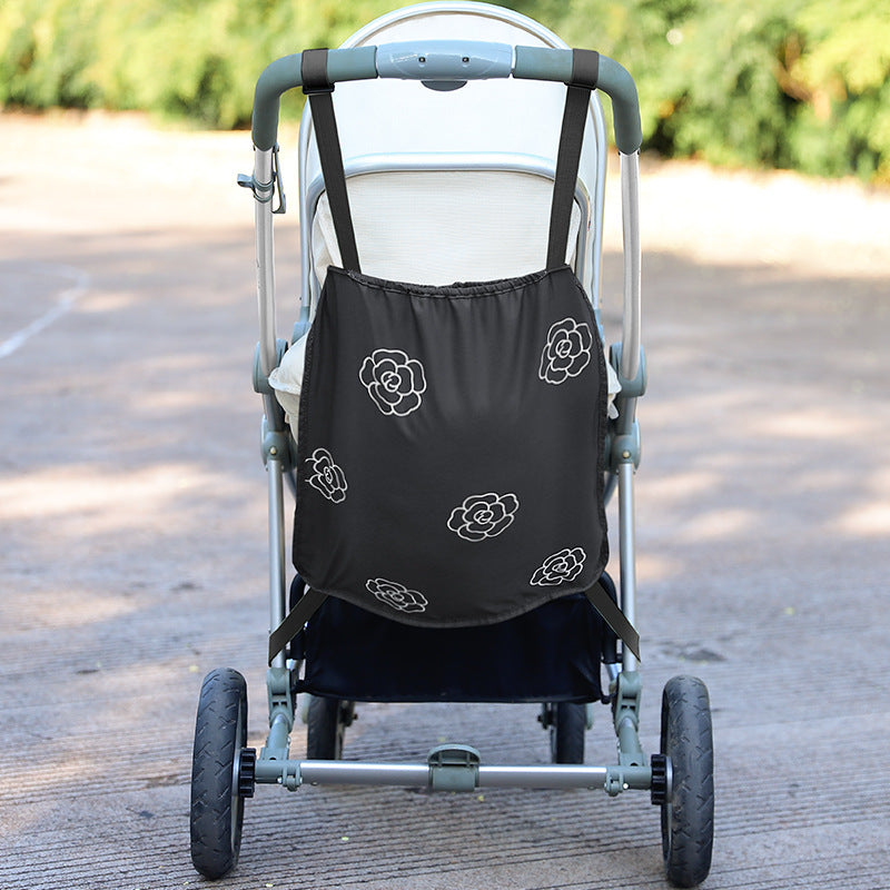 Mesh storage pouch for baby accessories
