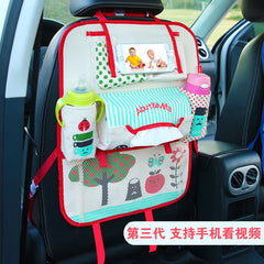 Mushroom design car storage bag for kids