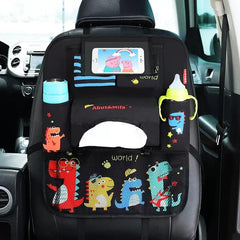 Green dinosaur car organizer for little ones