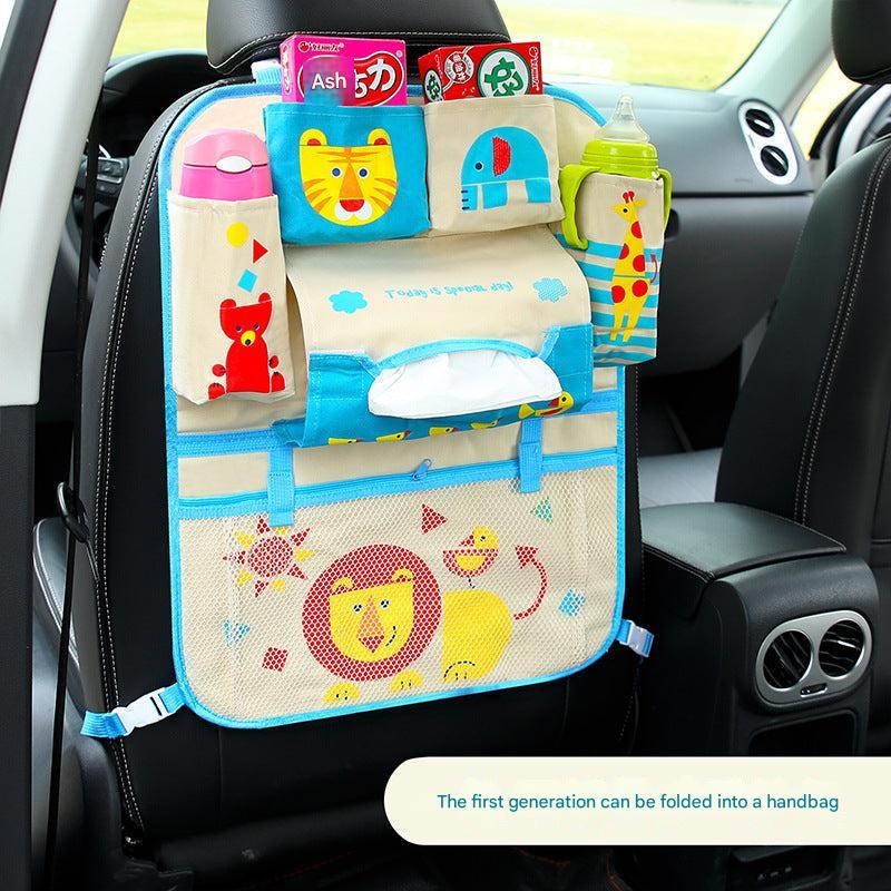 Waterproof kids storage bag with lion print