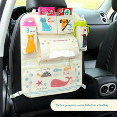 Mushroom design car storage bag for kids