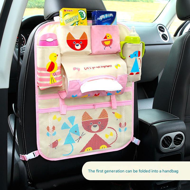 Green dinosaur car organizer for little ones
