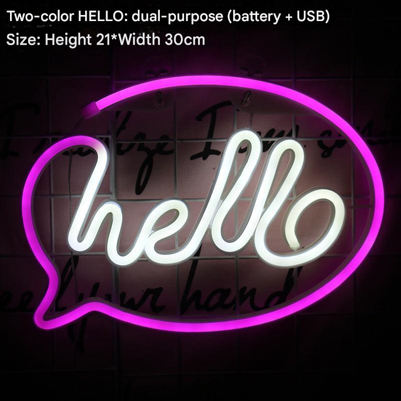 Cute cat LED neon light