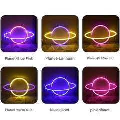 Bright cloud shaped neon light