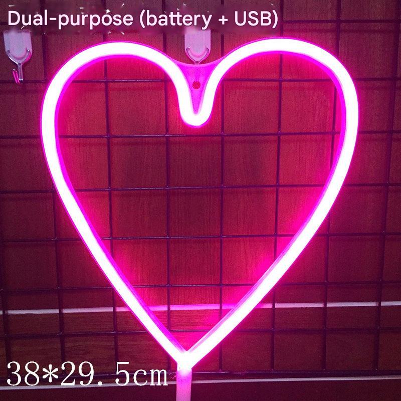 Vivid rainbow LED neon light