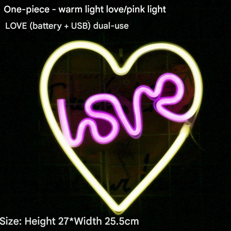 Vivid rainbow LED neon light
