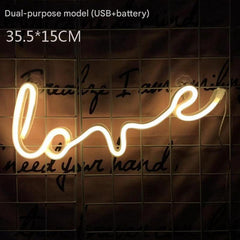 Unique lips neon LED design