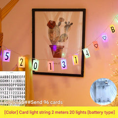 LED Letter Lights in festive decoration image 2