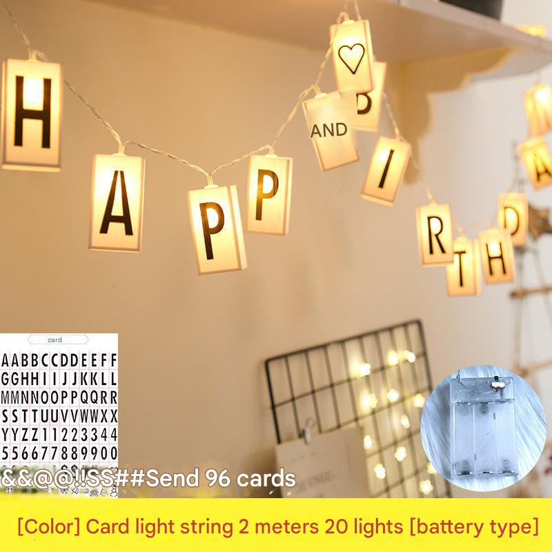 Close up of LED letter lights image 3