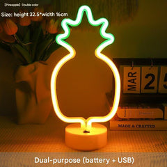 ice cream shaped decorative neon light