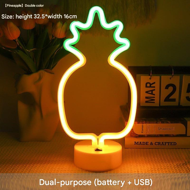ice cream shaped decorative neon light