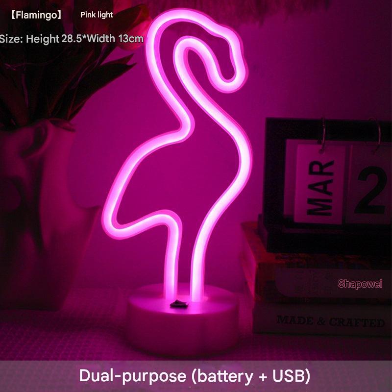 colourful unicorn shaped LED night light