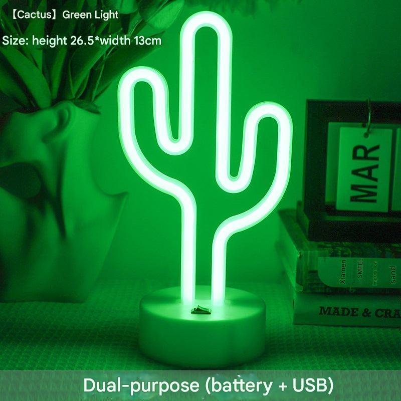 LED neon light design with flamingo shape