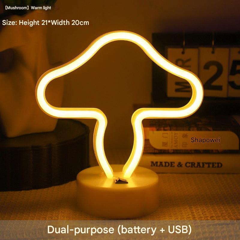 ice cream shaped decorative neon light