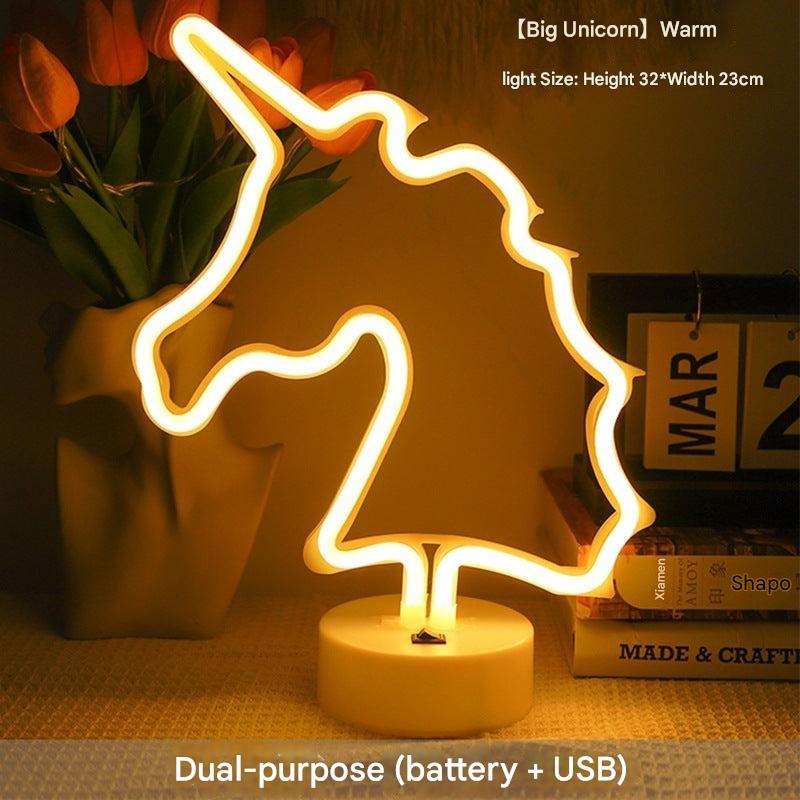 dual power USB neon light display