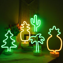 ice cream shaped decorative neon light