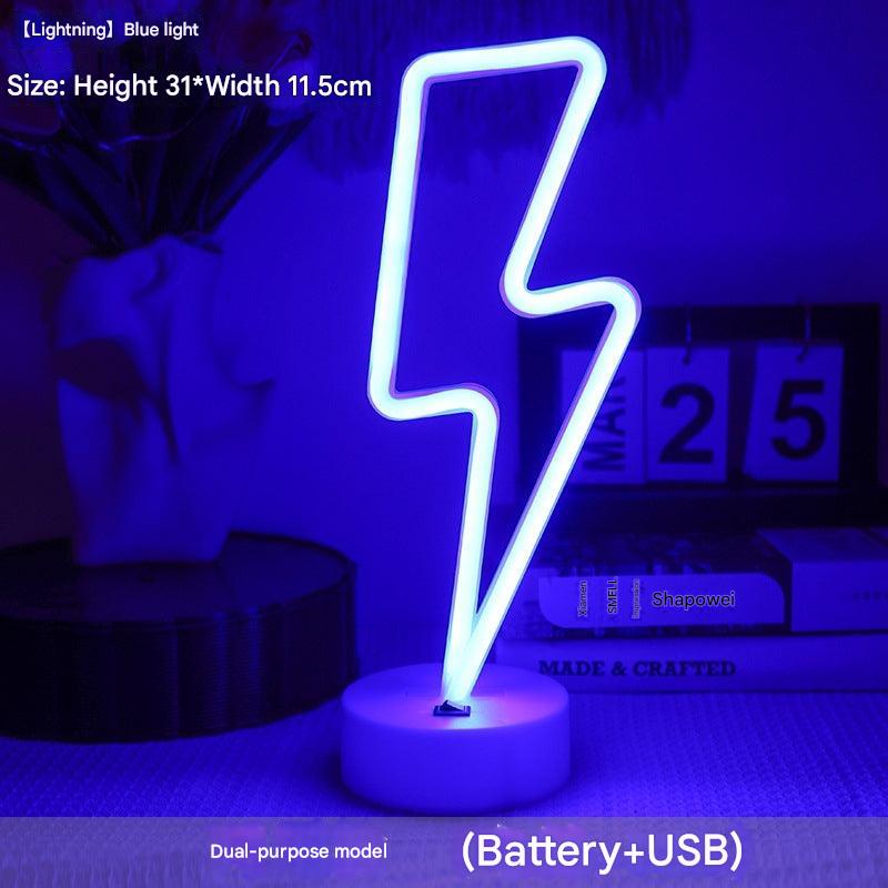 bright multicolour tabletop LED light