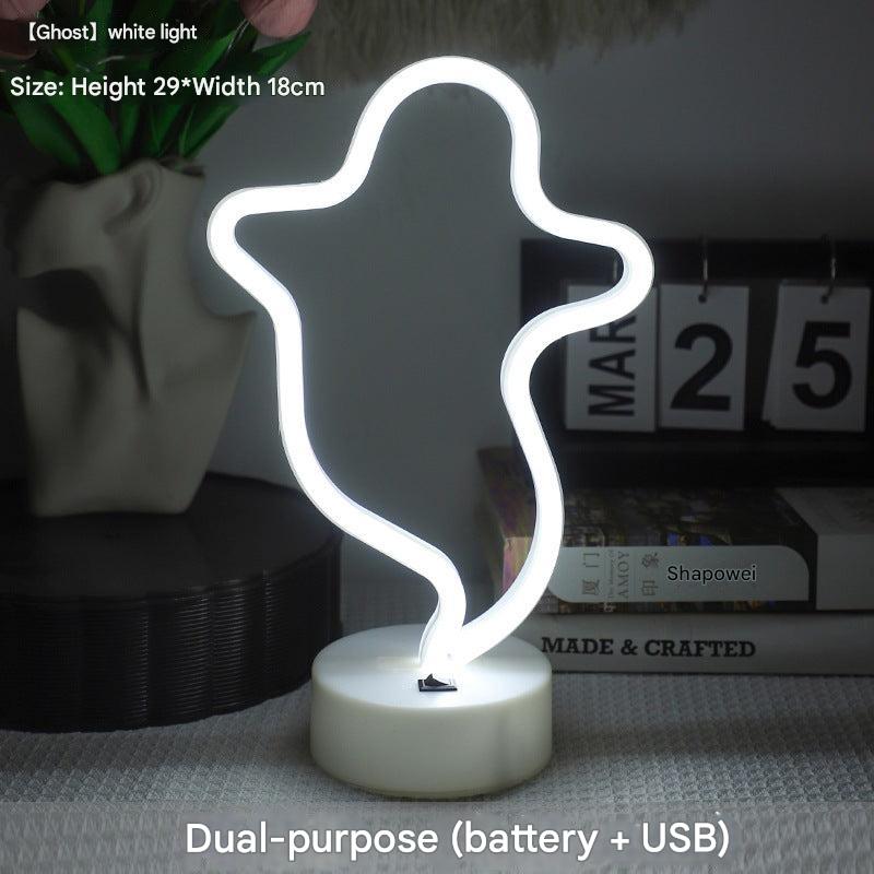 LED neon light design with flamingo shape