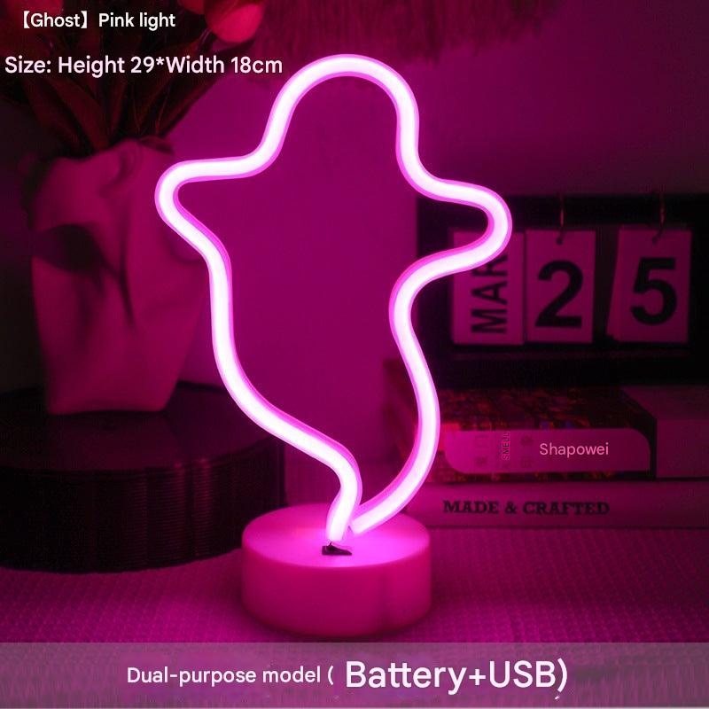 colourful unicorn shaped LED night light