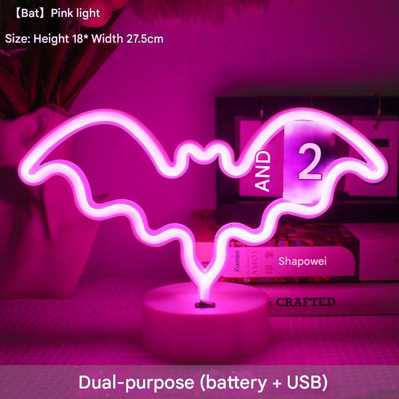 ice cream shaped decorative neon light