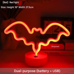 dual power USB neon light display