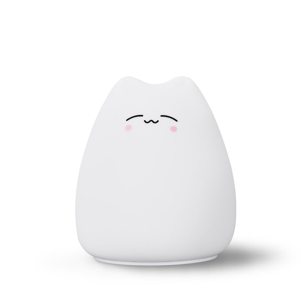 Silicone Mini Cat Night Light in Different Colours - Image 2