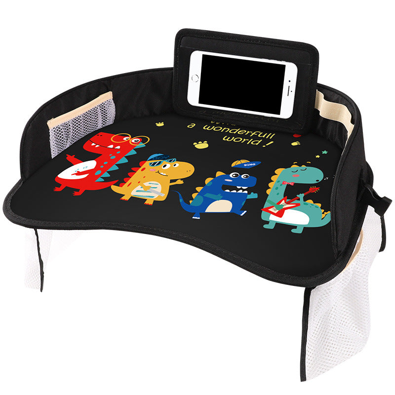 Adjustable kids tray for car seats