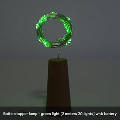 Waterproof fairy lights in a bottle setup image 3