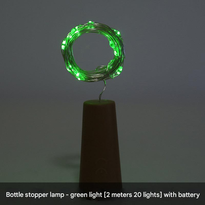 Waterproof fairy lights in a bottle setup image 3