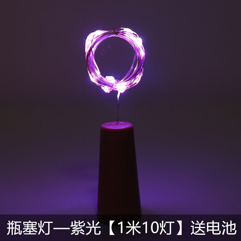 Waterproof fairy lights in a bottle setup image 3