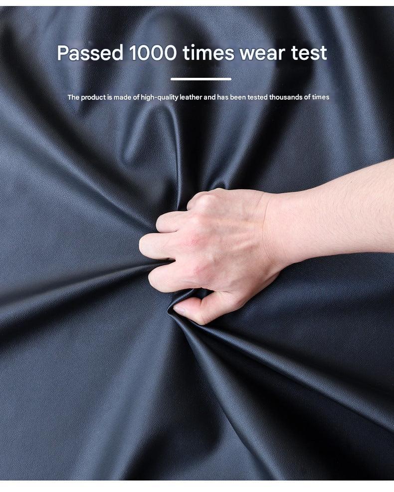 Universal car seat protector for children in leather
