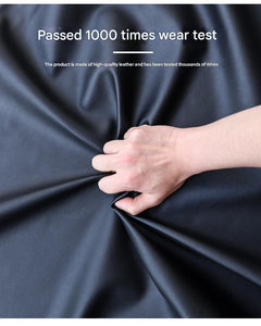 Universal car seat protector for children in leather