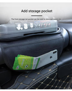Child car seat pad with dinosaur pattern