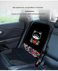 Child-friendly colourful car seat protector