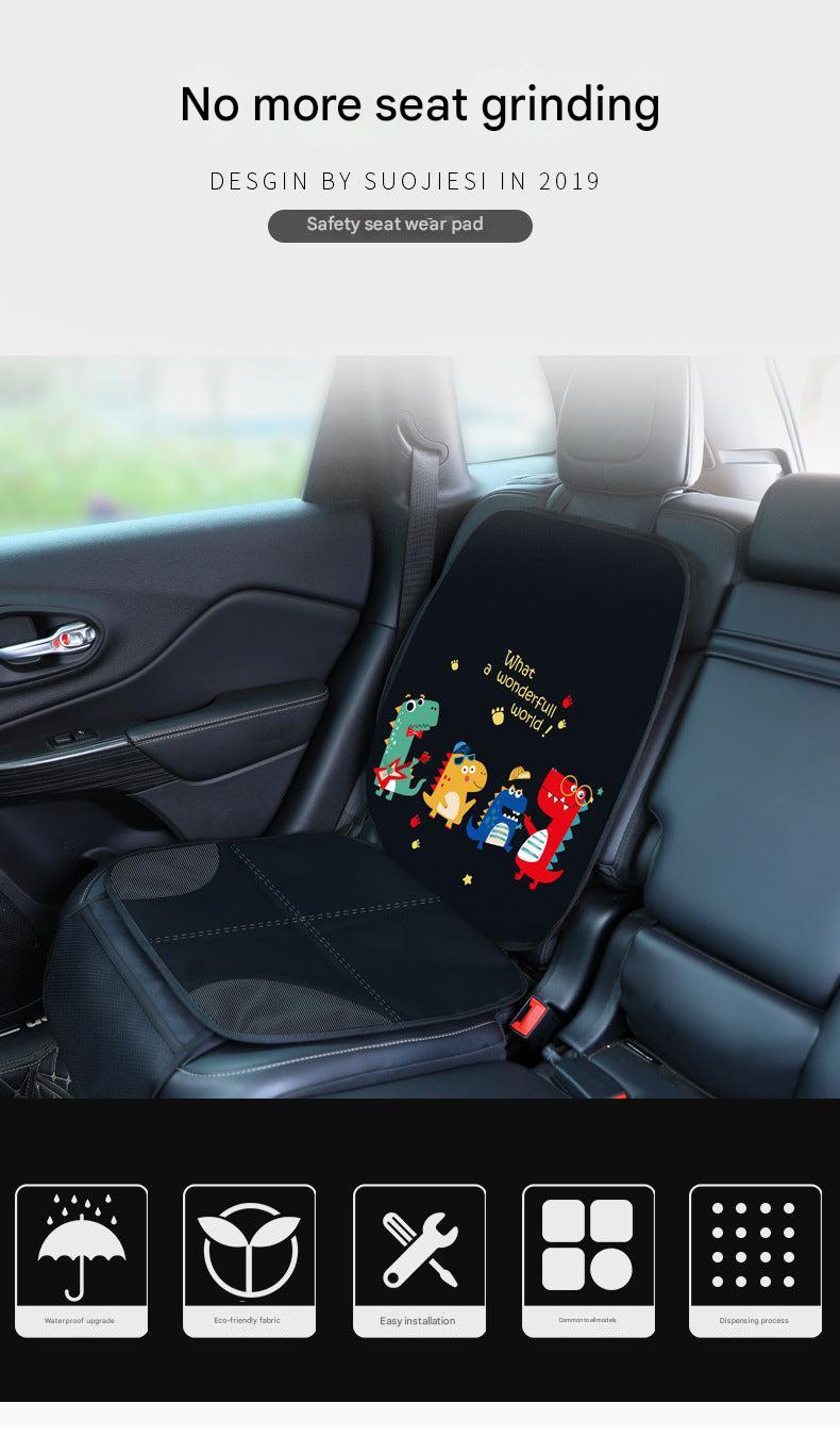 Rainbow pattern child car seat mat